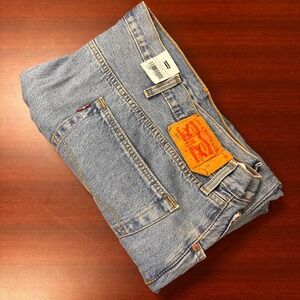 Levis 501 Originals Jeans Mens Size‎ 54x28 Button Fly Light Wash Straight NWT